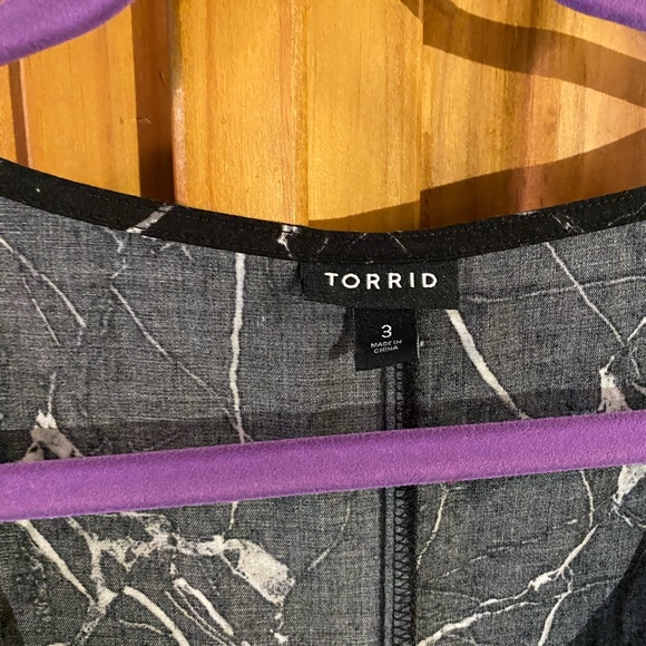 Black Marble Torrid Dress - Picture 3 of 4